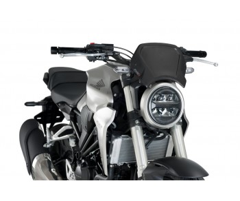 ALUMINIUM FRONTAL PLATE FOR HONDA CB150R/ CB125R/ CB300R NEO SPORTS CAFE - BLACK